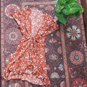 NLW Current Fashions Tie Wrap Top/Dress